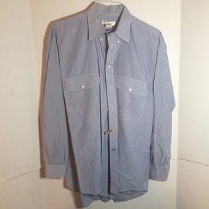 HEMISPHERE DRESS SHIRT LONG SLEEVE 100% COTTON SIZE M